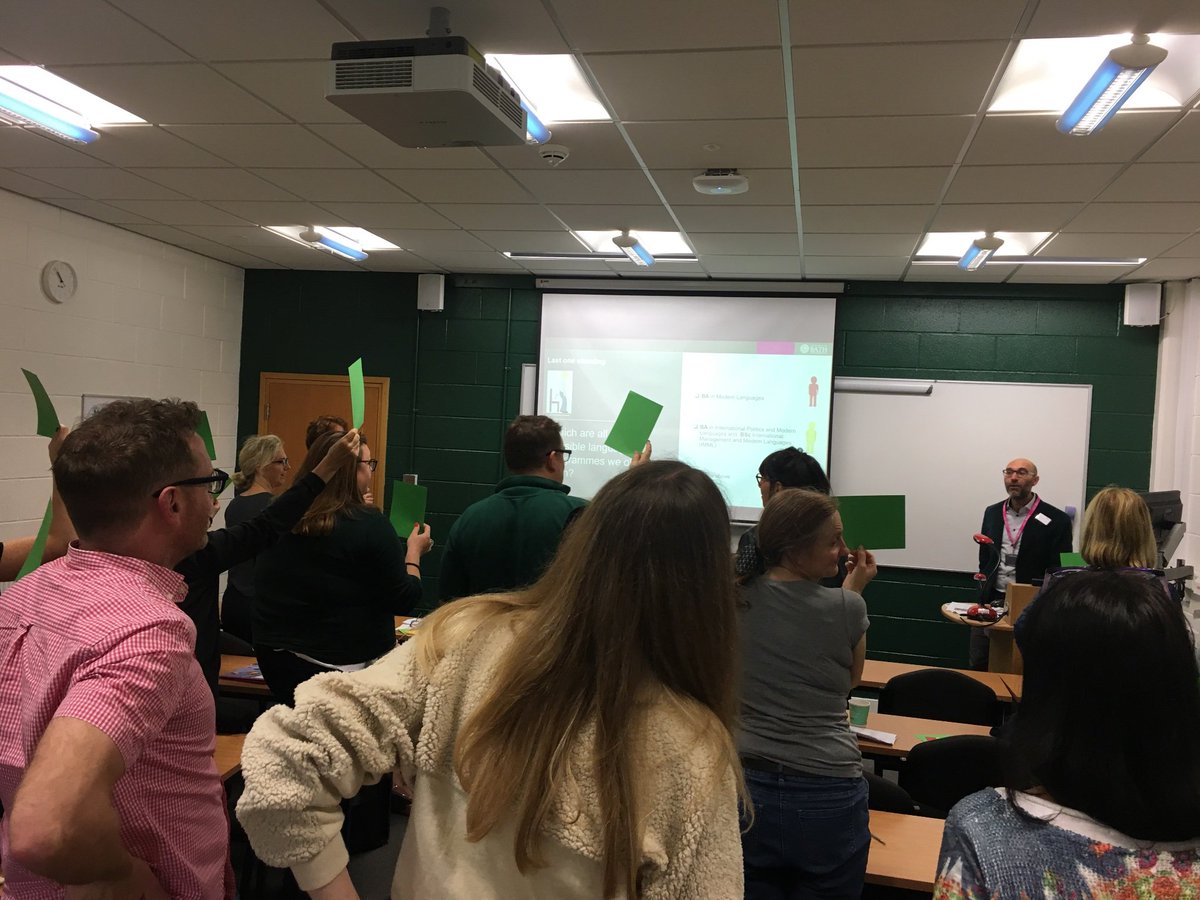 Ivana33473166's tweet photo. Let’s play a game! Now at the @PoLIS_Bath of the @UniofBath 
Multilingualism does matter! @EnricoCecconi1 #langteachersdaybath #mfltwitterati https://t.co/wefy3JQyoe