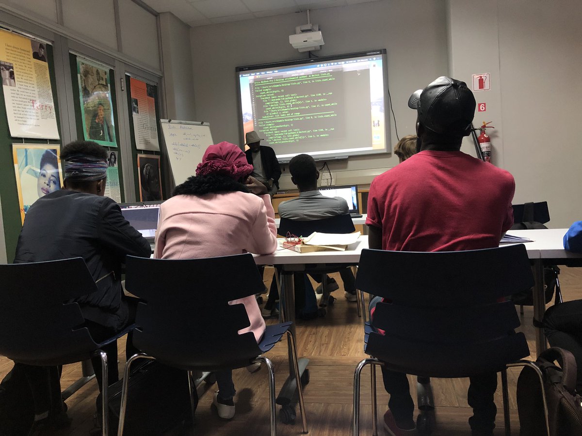 startup_zim's tweet image. Coding classes are still on. Today we are exploring python data structures ( lists).
#freecoding #learn #Bulawayo
@erickhumz @captain_zim @jaha_lezansi