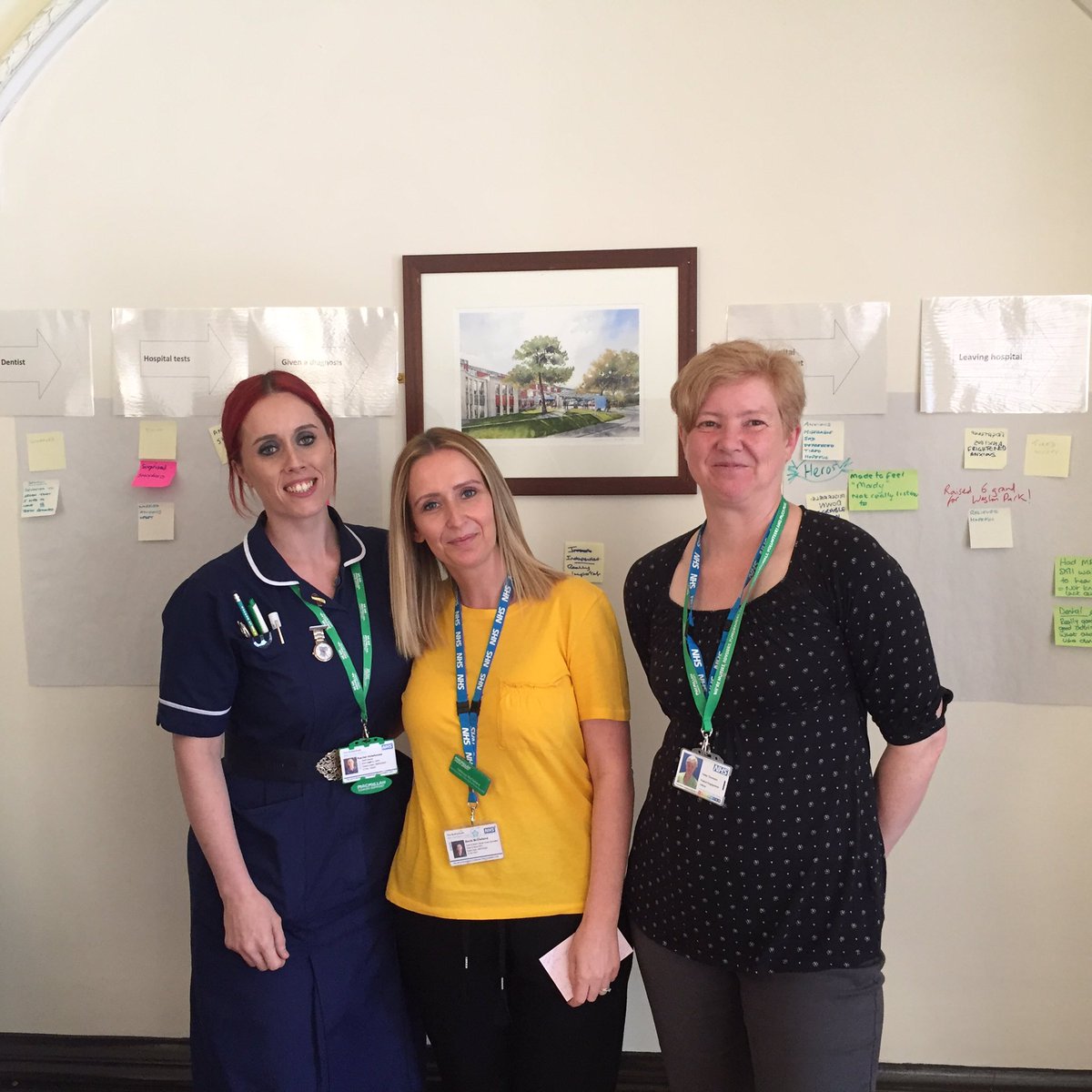 HelenMThompson2's tweet photo. Emotional mapping in Rotherham, with people affected by head and neck cancer, with Living with and beyond cancer project, Michelle Fletcher, Rachel Holehouse and Becci McCleland. Participants shared lots about highs and lows of their treatment. Next stop: Action planning. https://t.co/FcfC2rV0po