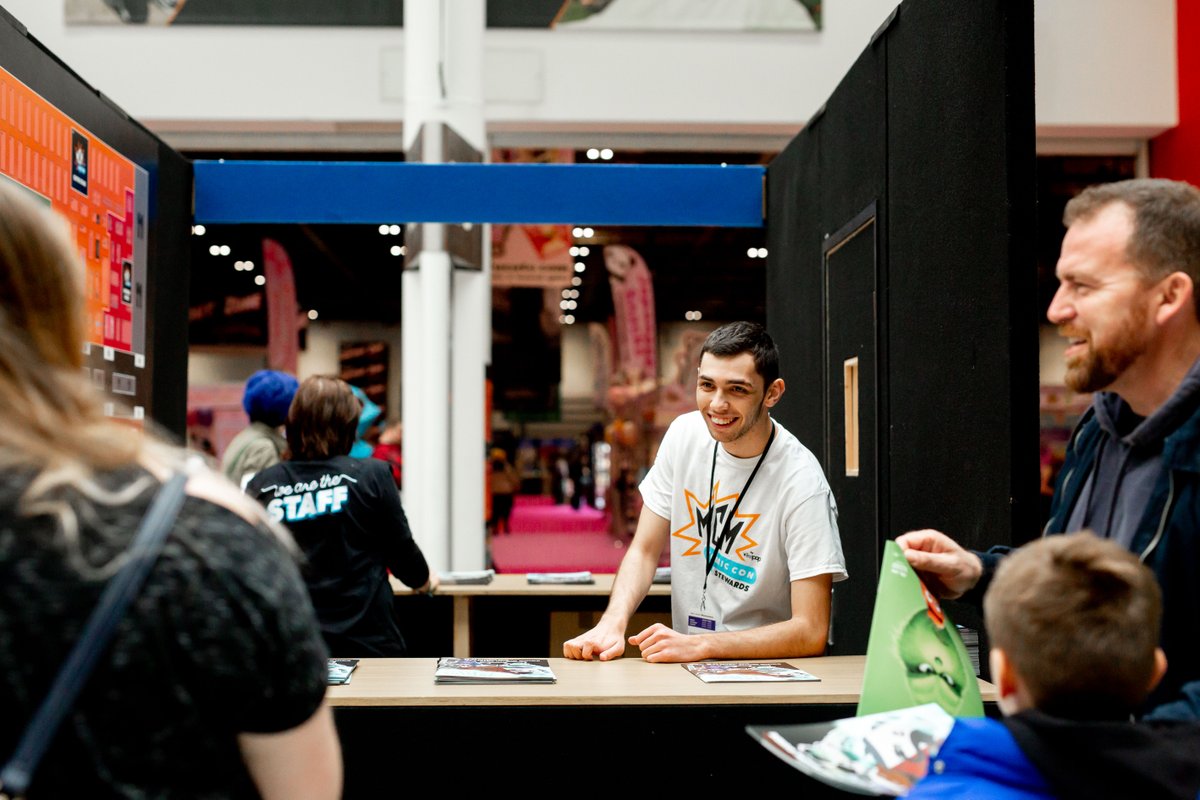 MCMComicCon's tweet image. Come &amp;amp; join the team behind the scenes at MCM Manchester Comic Con and experience the show as a steward! Work alongside guests from film &amp;amp; TV, gain invaluable knowledge, and enjoy the event for free!  

APPLY NOW: bit.ly/2HF14mR