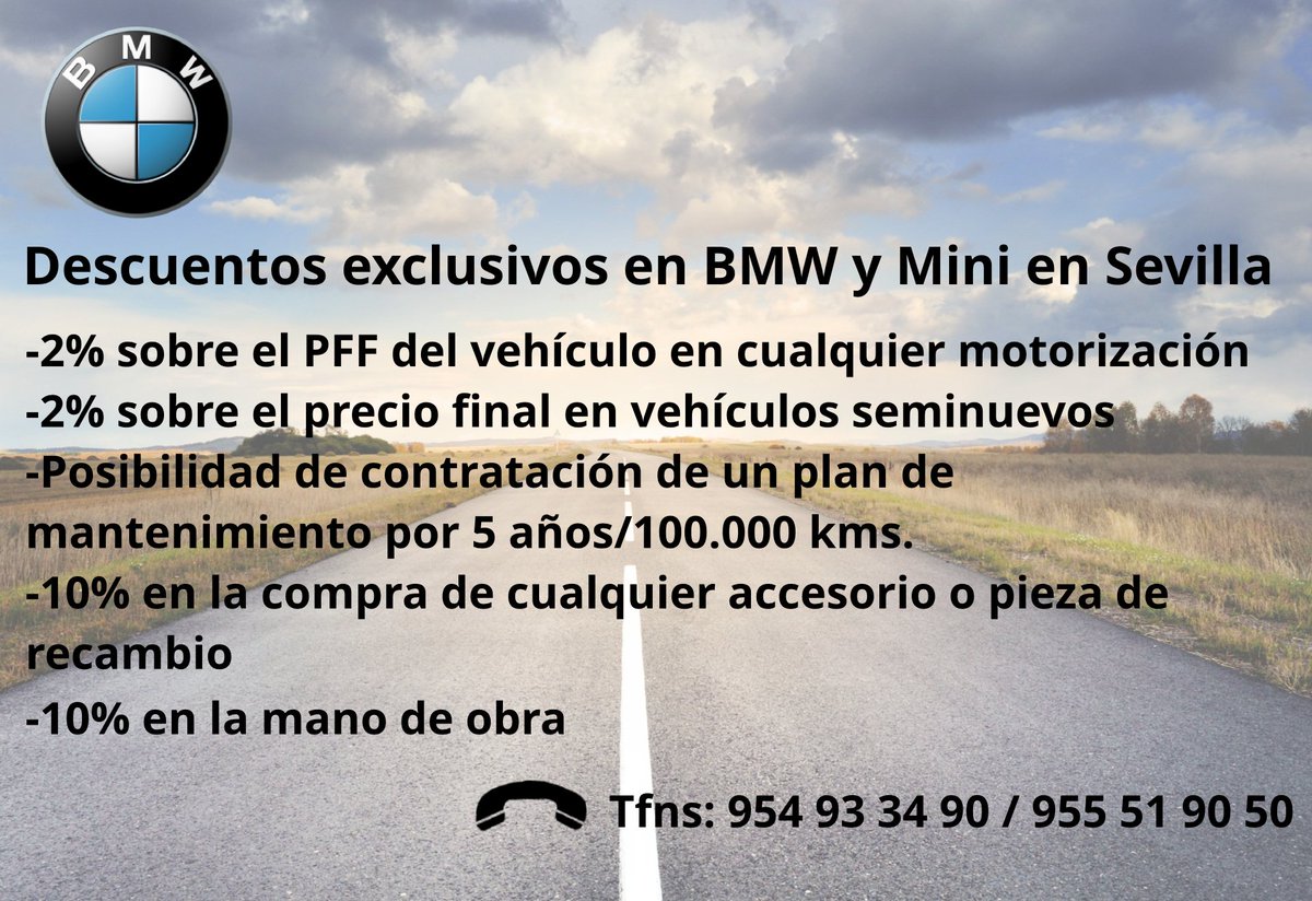 industrialesand's tweet photo. Hoy en nuestra sección de #beneficiosdesercolegiado seguimos con el ámbito del #motor para contarte que podrás disfrutar de #descuentos como estos en @BMW o @MINI https://t.co/TI24MGgqOQ
