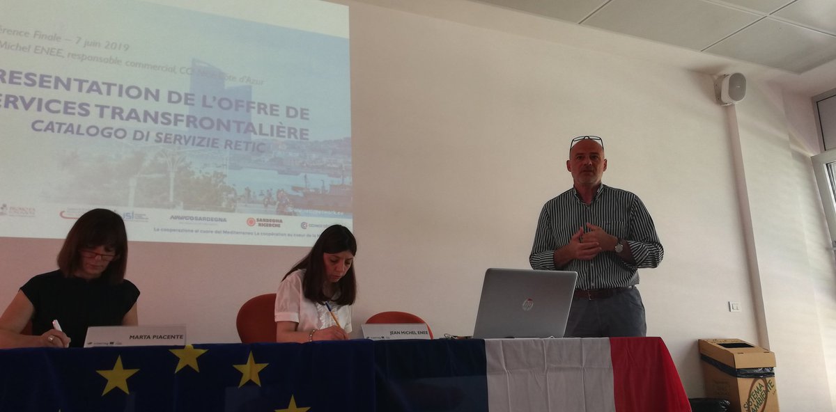 progettoretic's tweet photo. "Notre travail au sein de #Retic a été principalement de créer le catalogue de services des partenaires du projet, à travers la création de 14 vidéos". @CCIcotedazur https://t.co/Hk2Nn87q5H