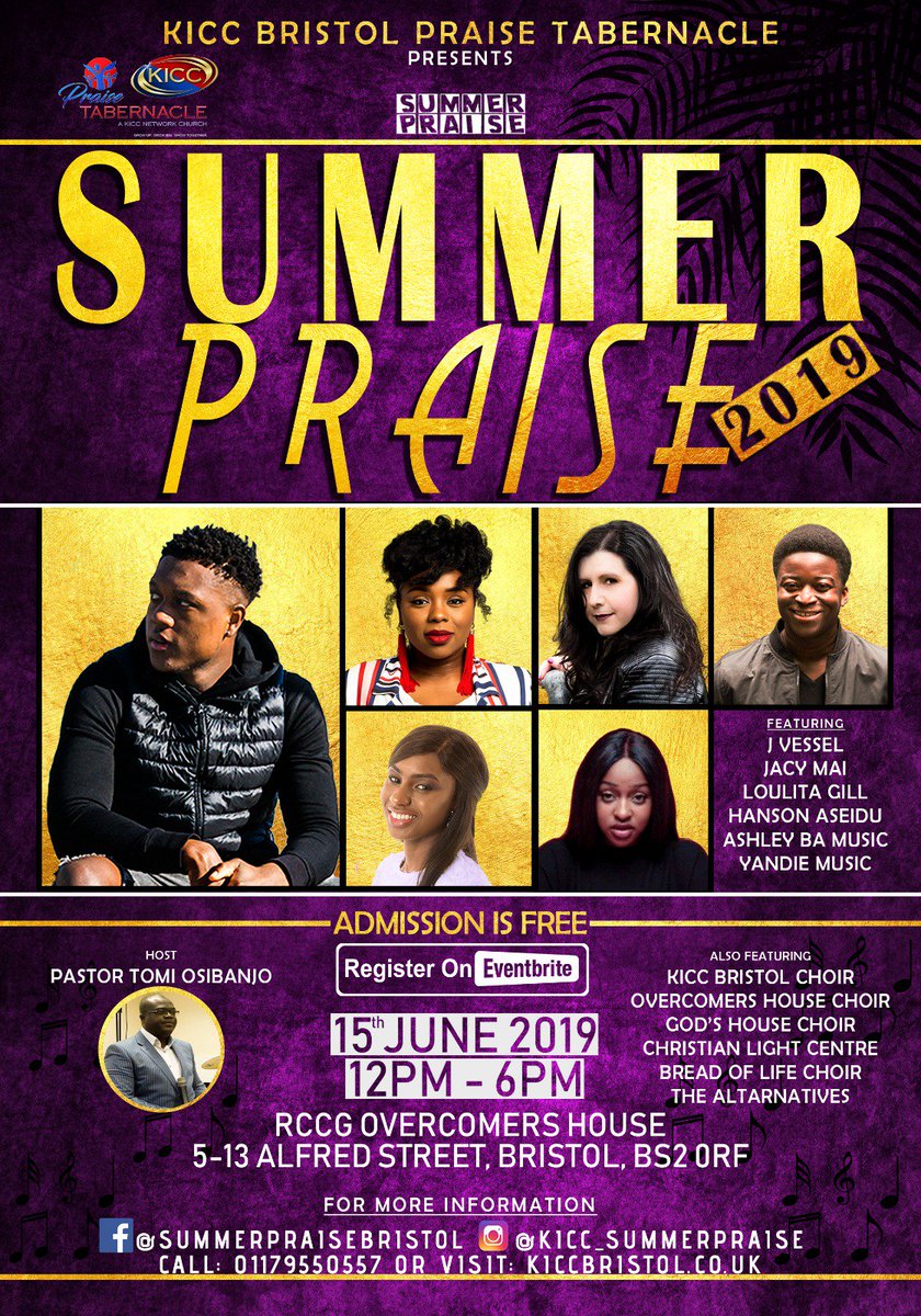 AStepFWD's tweet photo. 1 WEEK TO GO  lll Not long now before #SummerPraise2019 which is totally FREE 😍 Join us alongside @realjvessel, @loulitagill, @HansonAsiedu &amp; @AshleyBAMusic1 🙌

Tickets 👉 https://t.co/9dvLkF8MvS https://t.co/qNeniUEm2v