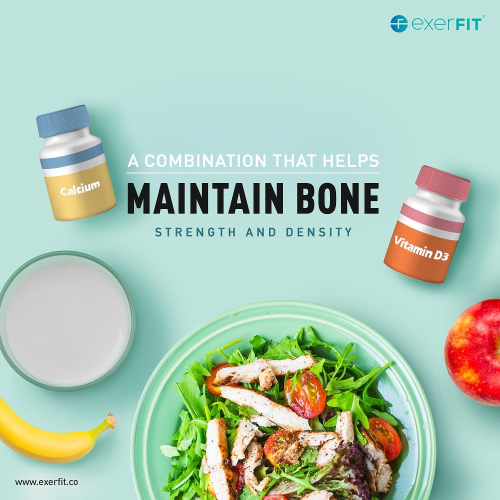 ExerFitWellness's tweet photo. Building healthy bones is extremely important. Calcium and Vitamin D3 are nutrients that are indispensable across all age groups and assist in building strong, dense bones. Read more about their benefits on our latest blog: https://t.co/W7dlTZDuvN
#exerFIT #BeMoreDoMore #FitLife https://t.co/rlJ3FBHEsr