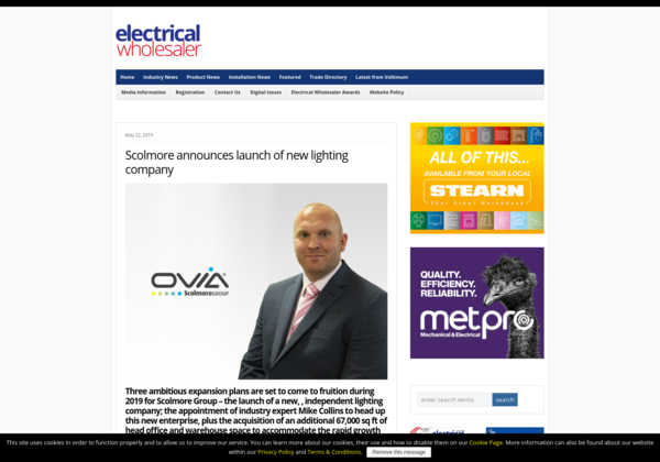 LutecUk's tweet photo. Scolmore announces launch of new lighting company #surveillance https://t.co/42SEC1Pym7 https://t.co/Qv1tSlVCKG