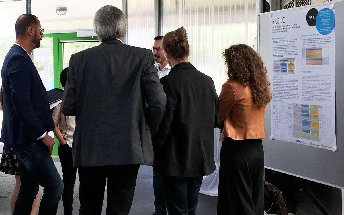 VIS_VISUS's tweet image. Heute findet im @VIS_VISUS die interne Begehung des Exzellenzclusters #IntCDC statt. 12 externe Gutachter prüfen die Anträge der 19 #Teilprojekte, die im Juli 2019 starten.

@Uni_Stuttgart @icdstuttgart @dfg_public #architecture #visualization #ComputationalDesign @itke_stuttgart