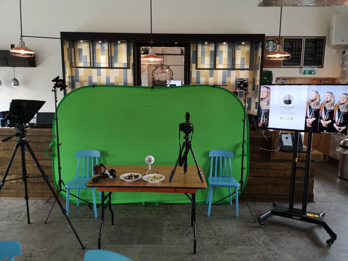 PhilVincent's tweet photo. Pop up to the Technology Showcase and find out what tech goodies @YSJTEL have to help staff create interesting &amp; engaging video &amp; audio content for teaching, learning &amp; assessment... #UPNorth19 https://t.co/R7I96NTxoo