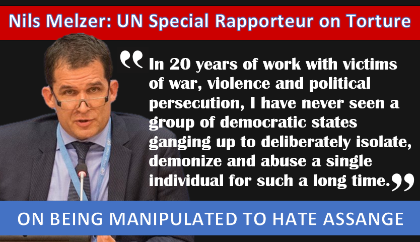 NellyTells's tweet photo. I thought Mr Nils Melzer's words deserved to be highlighted and spread around. Use at will. :)
#Unity4J #FreeAssange #NoUSExtradition https://t.co/iGW0oCgh7w