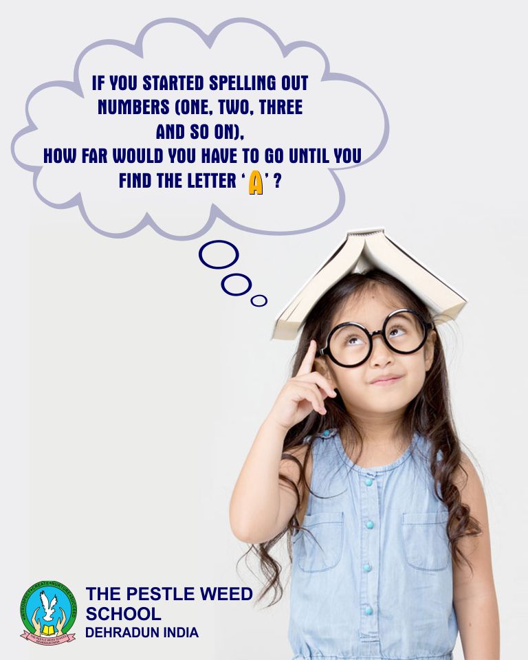 thepestleweed's tweet photo. Here we come again with some brain twister to challenge your intelligence.....  #brainbooster #answer #mathschallenge #brainpower #puzzle #thepestleweed #school #cbseschool #dehradunschool #studies https://t.co/ngejC1eZza