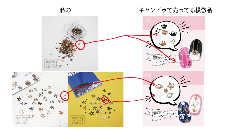 hopesre's tweet photo. 【拡散希望】crayontouch-me　というところから出ている商品なのですが、私の商品から明らかにそのまま流用したデザインのものがキャンドゥで販売されており困惑しております。紙という点も丸々真似されております。私としましてはなるべく模倣品を買い控えていただきたくお願い申し上げます。 https://t.co/w4RzYvQyaJ