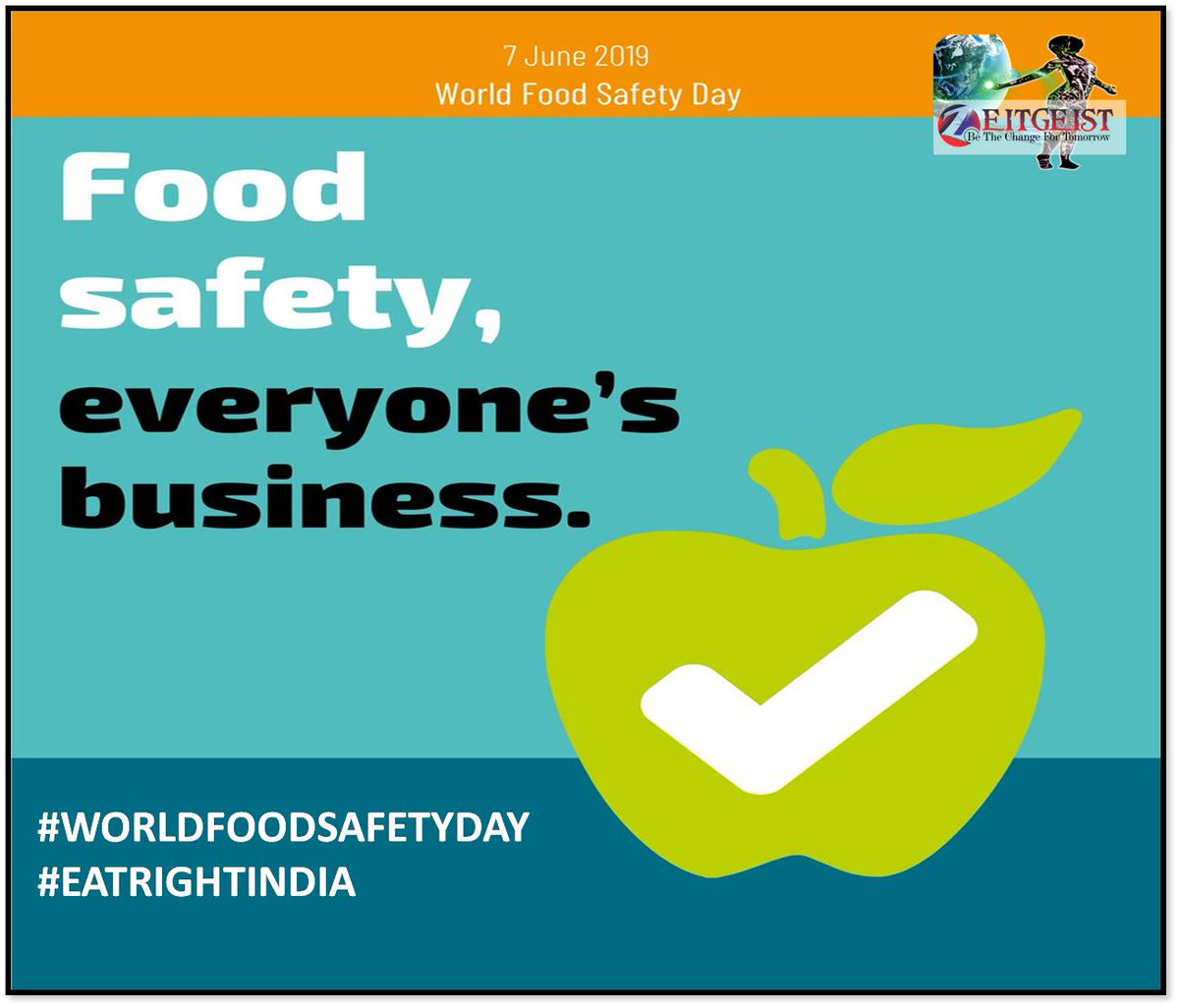 EventsAplus's tweet photo. Todayβs World Food Safety Day is an opportunity to build up the endeavor to ensure that the food we eat is safe. π#WorldFoodSafetyDay #FridayFeeling #FridayMotivation #staymotivated #aplusvision #apluszeitgeistevent #aplusEducation #technologies #AplusTechnologies #medical https://t.co/jKrd1JgzCy