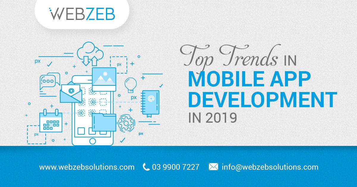 webzeb_'s tweet photo. Have your eye on #MobileAppDevelopment? Here are the top trends to watch out for in 2019 👉For in-depth Mobile App Development Solutions, Get in Touch with us: https://t.co/c9NW1X1Qbk #TopMobileAppDevelopmentCompany #AppDevelopmentCompany #BuildMobileApps #MobileApps #technology https://t.co/oshem3nwGh