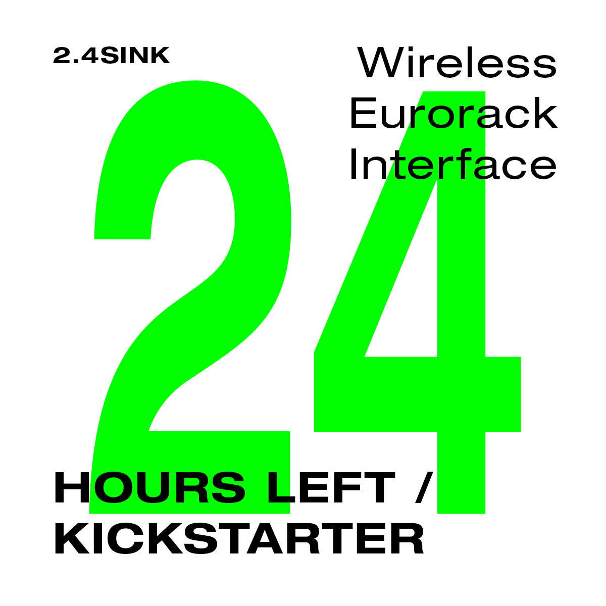 InstrumentsOT's tweet photo. 24 hours left to get a 2.4SINK Eurorack interface + motion sensors on Kickstarter!
https://t.co/er2aCrVUZQ
#24SINK #instrumentsofthings #makeittakeit #eurorack #analogsynth #synths #modularsynth #synthporn #modular #eurorackmodular #technomusic #technopeople #kickstarter https://t.co/iiWoINak0j