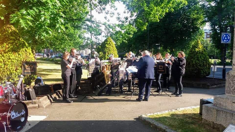 Such an honour last night to have provided music for #Leamington #royalbritishlegion #DDay75Anniversary service. We will remember them 🎺🌹