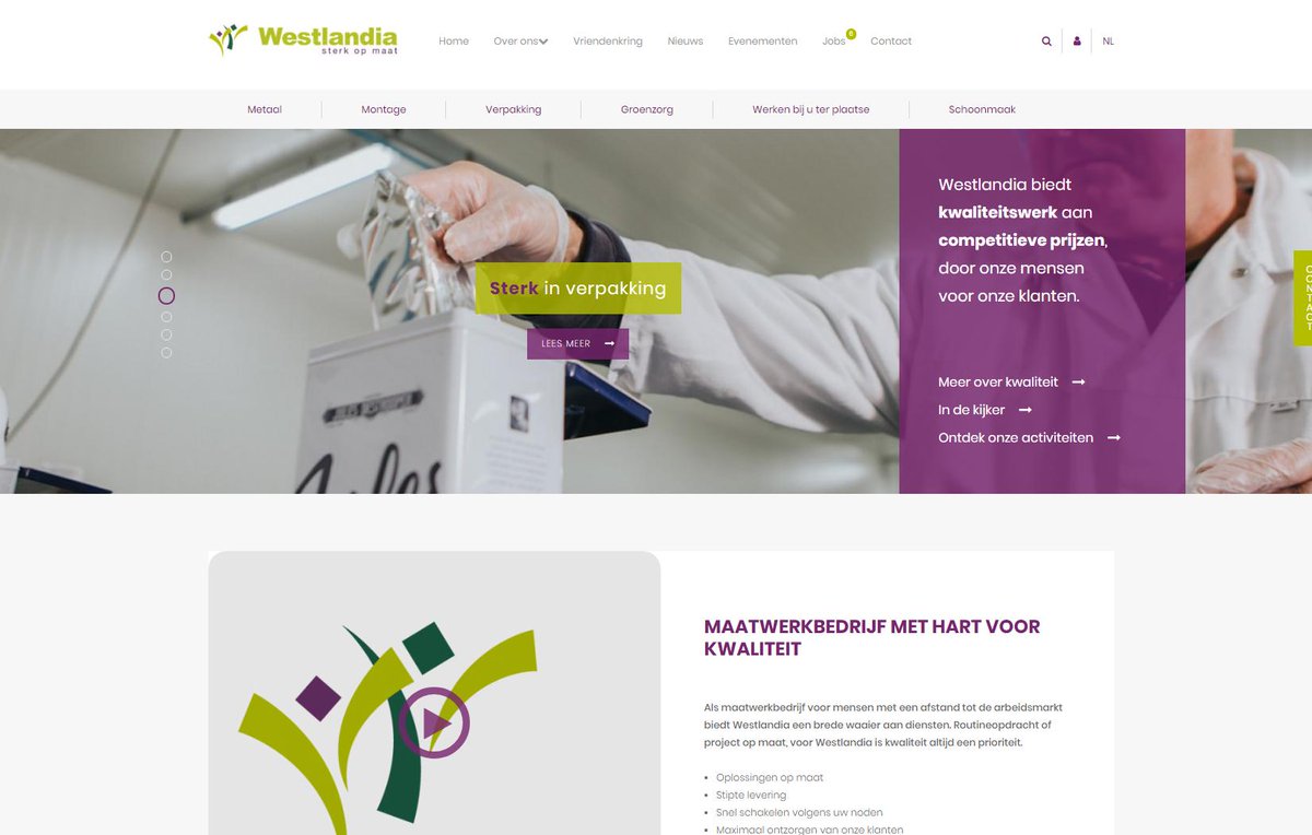 Netcrew_Ieper's tweet image. Nieuwe website voor maatwerkbedrijf Westlandia: bit.ly/2WQUaXe
#webdesign #emeans #ux #pages #news #events #jobs #newsletters #testimonials #intranet #docmanagement