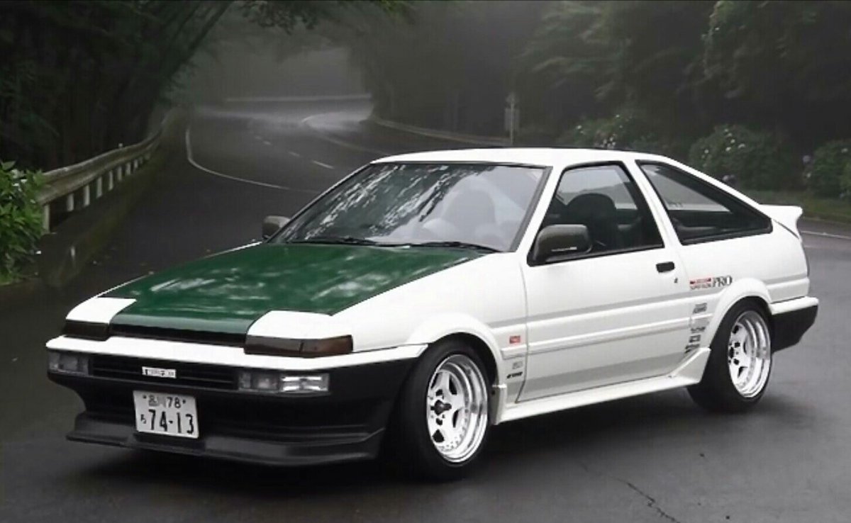 まめさん専用 土屋圭市 × 群サイ 】土屋圭市 が AE86 ストリート号（マメ号