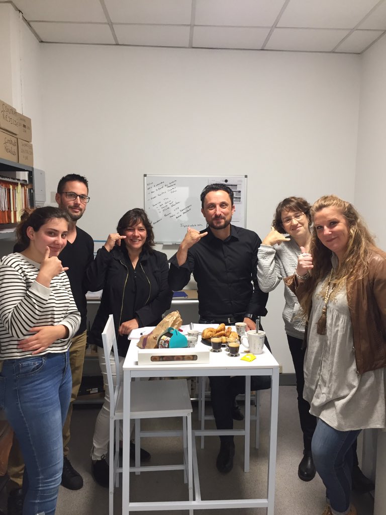 On prend des forces à l’agence de Sébastien Harouat pr la journée qui engage !!! Lancement de la conf tel de cette belle journée #AXAAtoutCoeur #humanis# onestpret @iscksebh <a href="/AudreyALEPEE/">Audrey</a> <a href="/malekc76/">Malek CHELBI 🎀</a> <a href="/BertrandDauba/">Dauba</a>