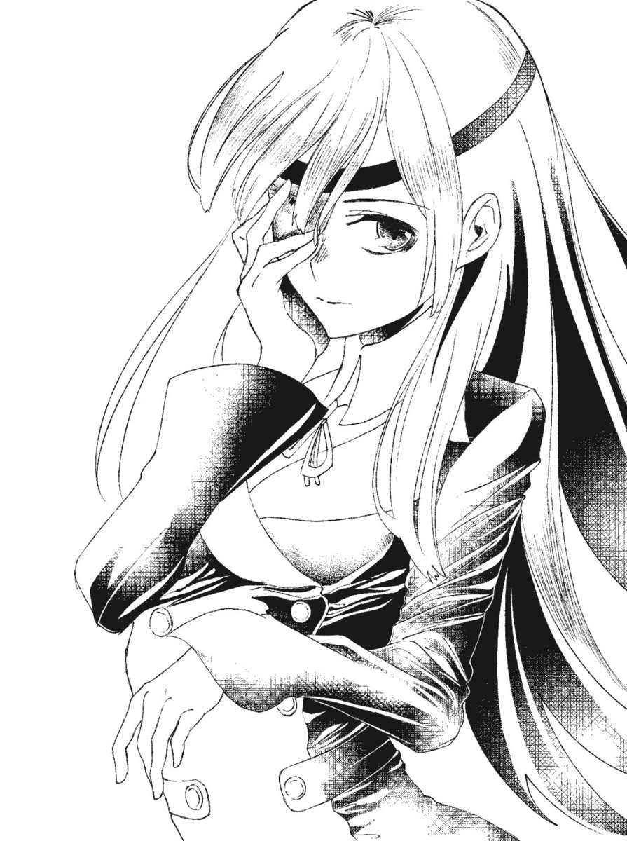 からしの 白黒で古いのは18のオフェリアとbbちゃん この二枚まだカケアミブラシの使い方解ってないけどまぁ気に入ってる 電波絵と並べると引き算足し算の塩梅も成長してるかな