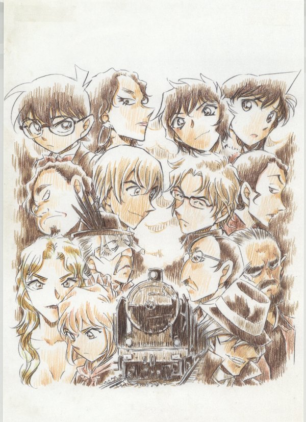 毎日オークション】「 カラー複製イラスト 青山剛昌 名探偵コナン 」出