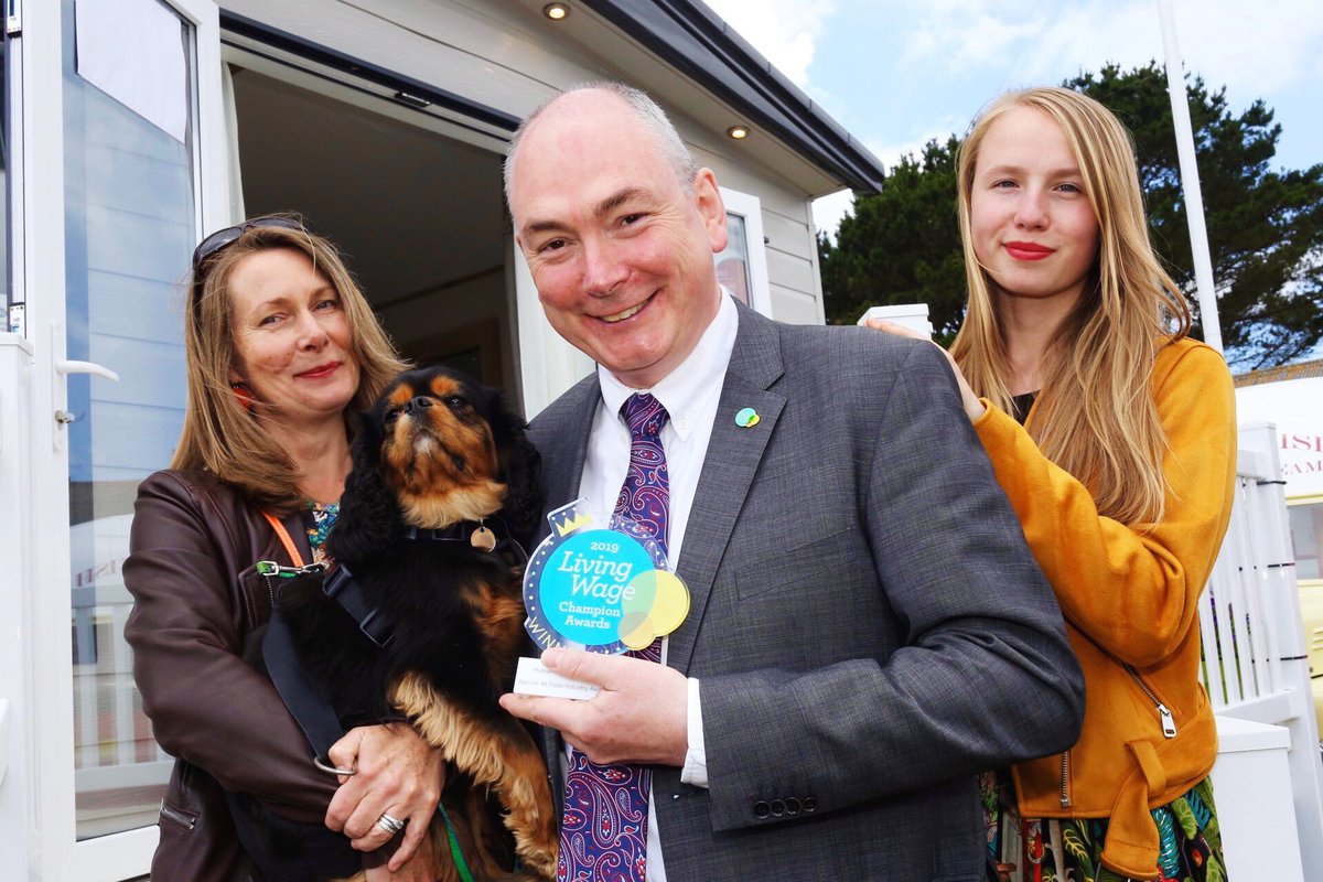 Patrick & family at the Royal Cornwall Show, celebrating their 2019 #LivingWageChampions Award for championing fair pay in #Tourism & across #Cornwall 

“Our business model at Mother Ivey’s shows fair pay pays back” says Patrick, “and it’s easy for other firms to copy!”

#RCS19