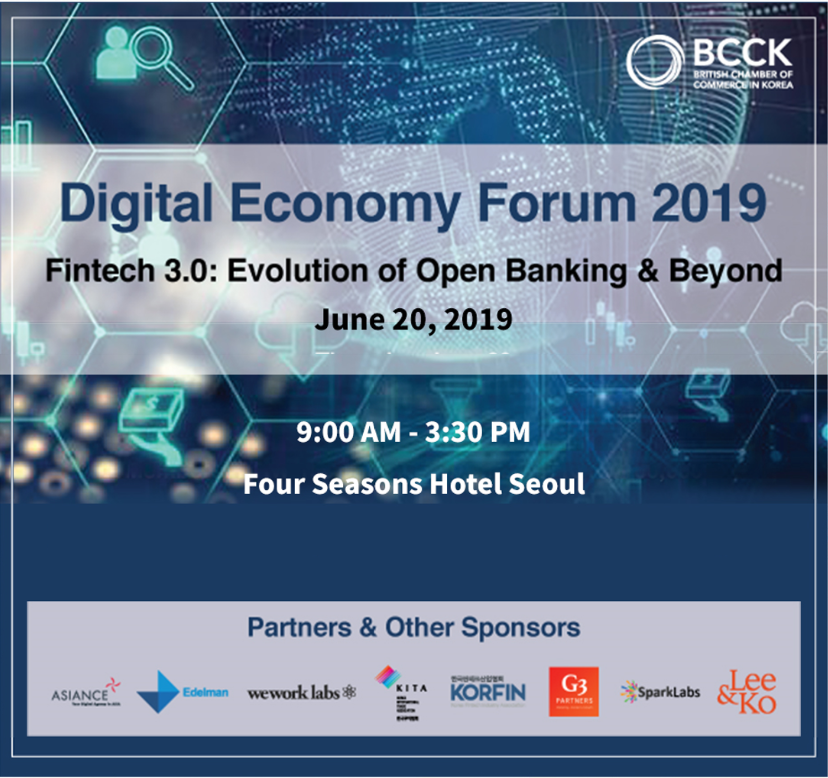 Asiance is a proud partner of the Digital Economy Forum “Fintech 3.0: Evolution of Open Banking &amp; Beyond”! Thursday the 20th of June.
Click the link below to register, read about the speakers and meet us there! 
bcck.or.kr/event/digital-… #Fintech #Seoul #bcck #asiance