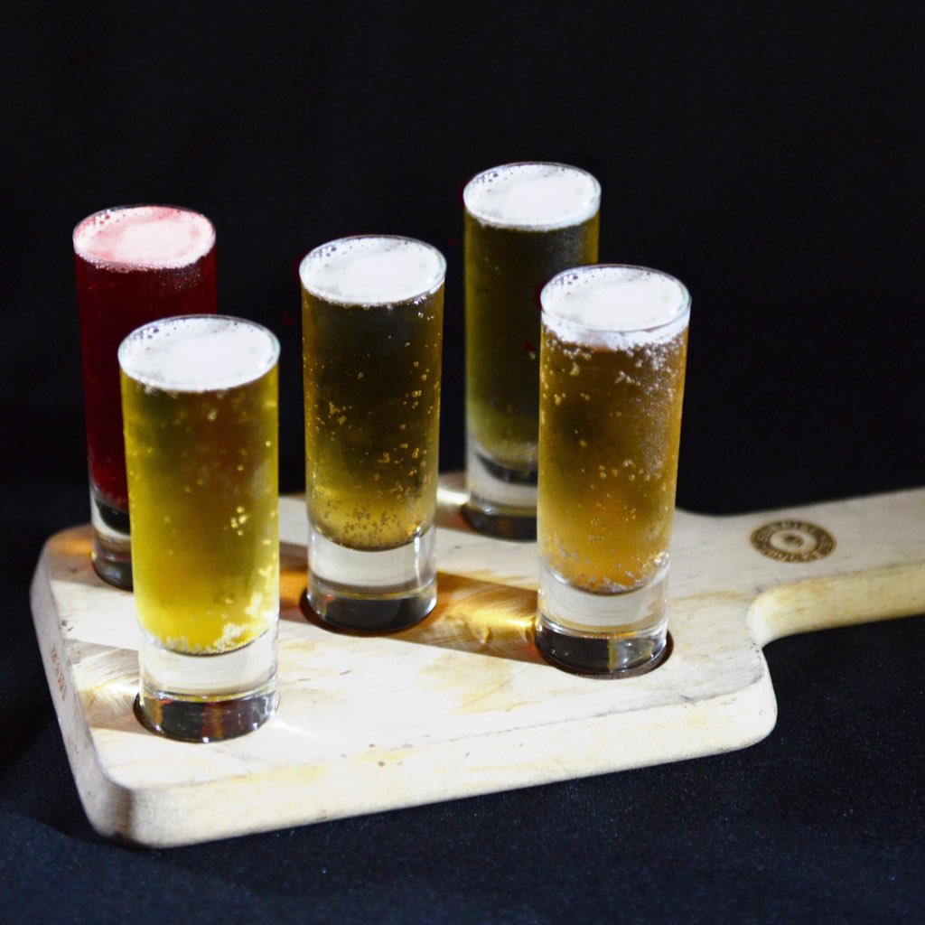 Beer shots, anyone? 🍻 Cheers to the weekend! #sunrisebuckets