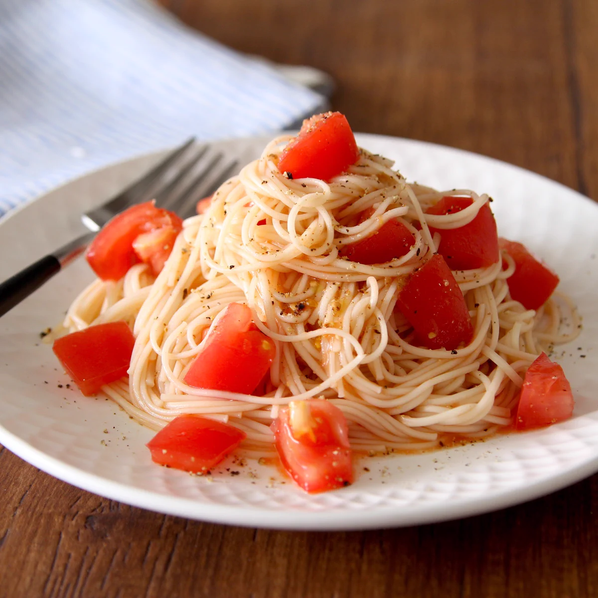 夏の定番そうめんをパスタっぽくアレンジしたらめちゃくちゃ美味しそう！