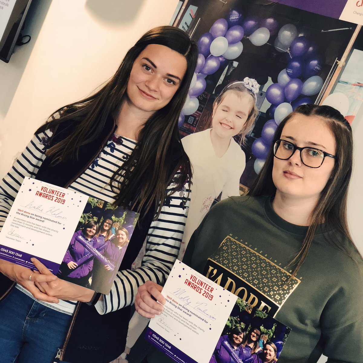 caudwellkids's tweet photo. We simply couldn’t continue to support the lives of disabled children without our volunteers 💜 

|VolunteerAwards2019| https://t.co/5I8q1xJr6x