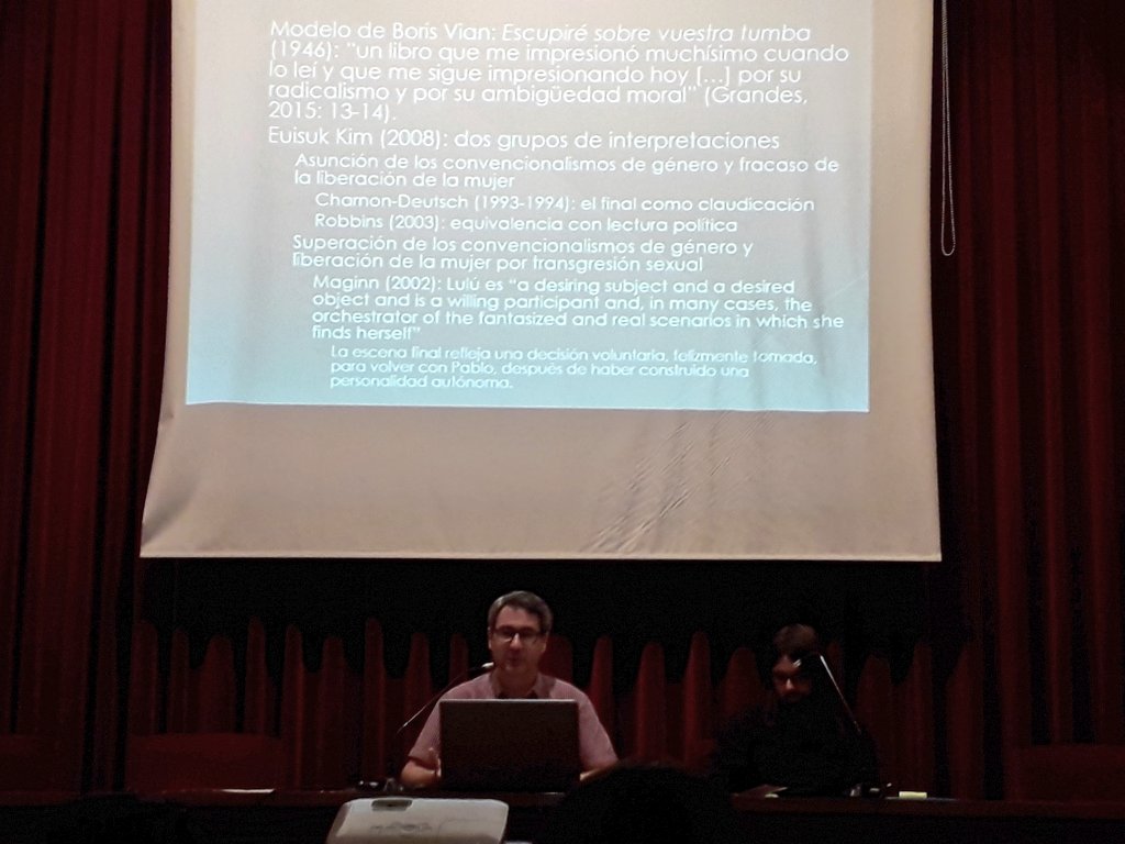 ballpa's tweet photo. Guillermo Laín Corona: «La recepción de Las edades de Lulú, de Almudena Grandes, y la polémica de género». Modera Daniel Fernández Rodríguez en la tercera jornada de #BETA2019, en la Acadèmia de Bones Lletres https://t.co/GEw0oAIowi