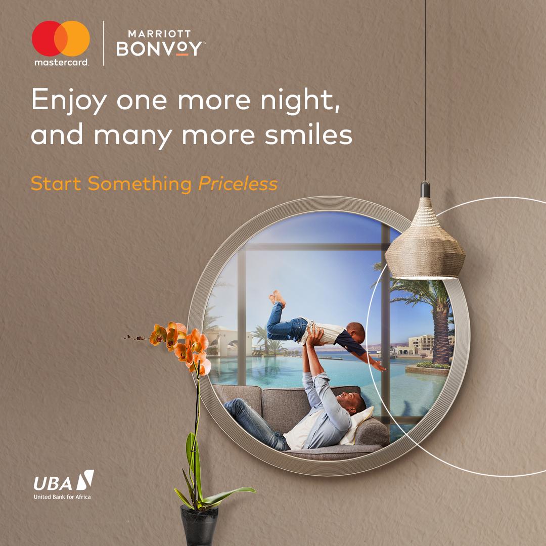 UBA_KE's tweet photo. UBA and Mastercard are offering you something priceless. Book and pay for your hotel using your UBA Mastercard for 2 nights and get the 3rd night for free.
Apply for your UBA Mastercard, and enjoy something priceless!
#UBAMastercard #StartSomethingPriceless https://t.co/xX65IUtv5P