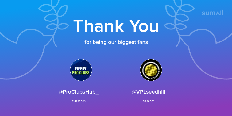 VFLstaunch's tweet photo. Our biggest fans this week: ProClubsHub_, VPLseedhill. Thank you! via https://t.co/LlTQIOtiEH https://t.co/5xrd6kpePL
