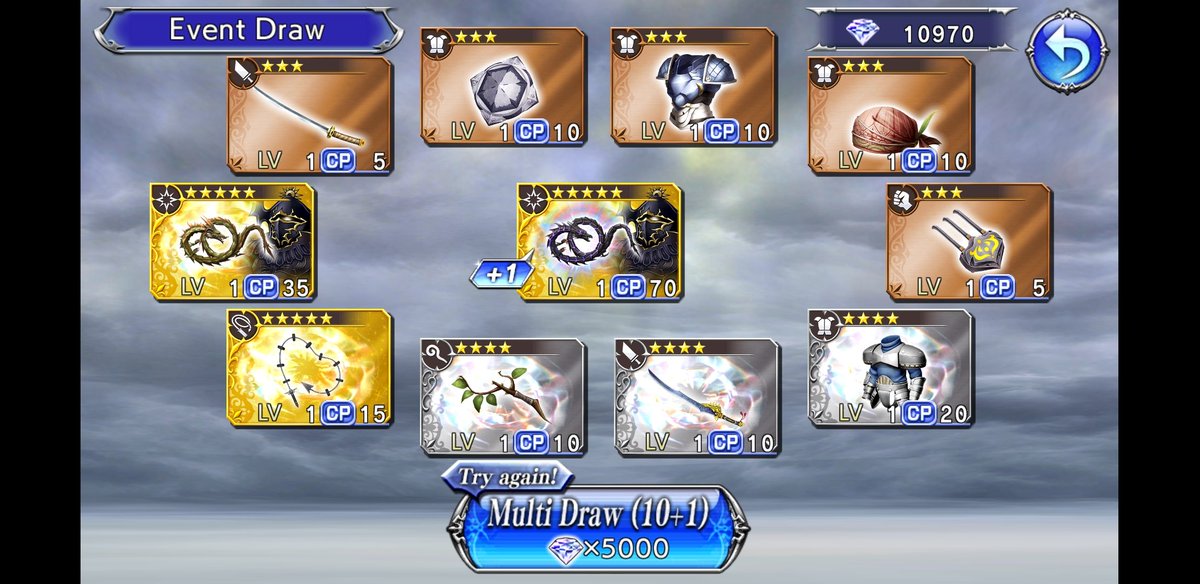 Nuocri's tweet photo. @DissidiaFFOO Finally some luck 🤩 https://t.co/X8eWcZ4yx7