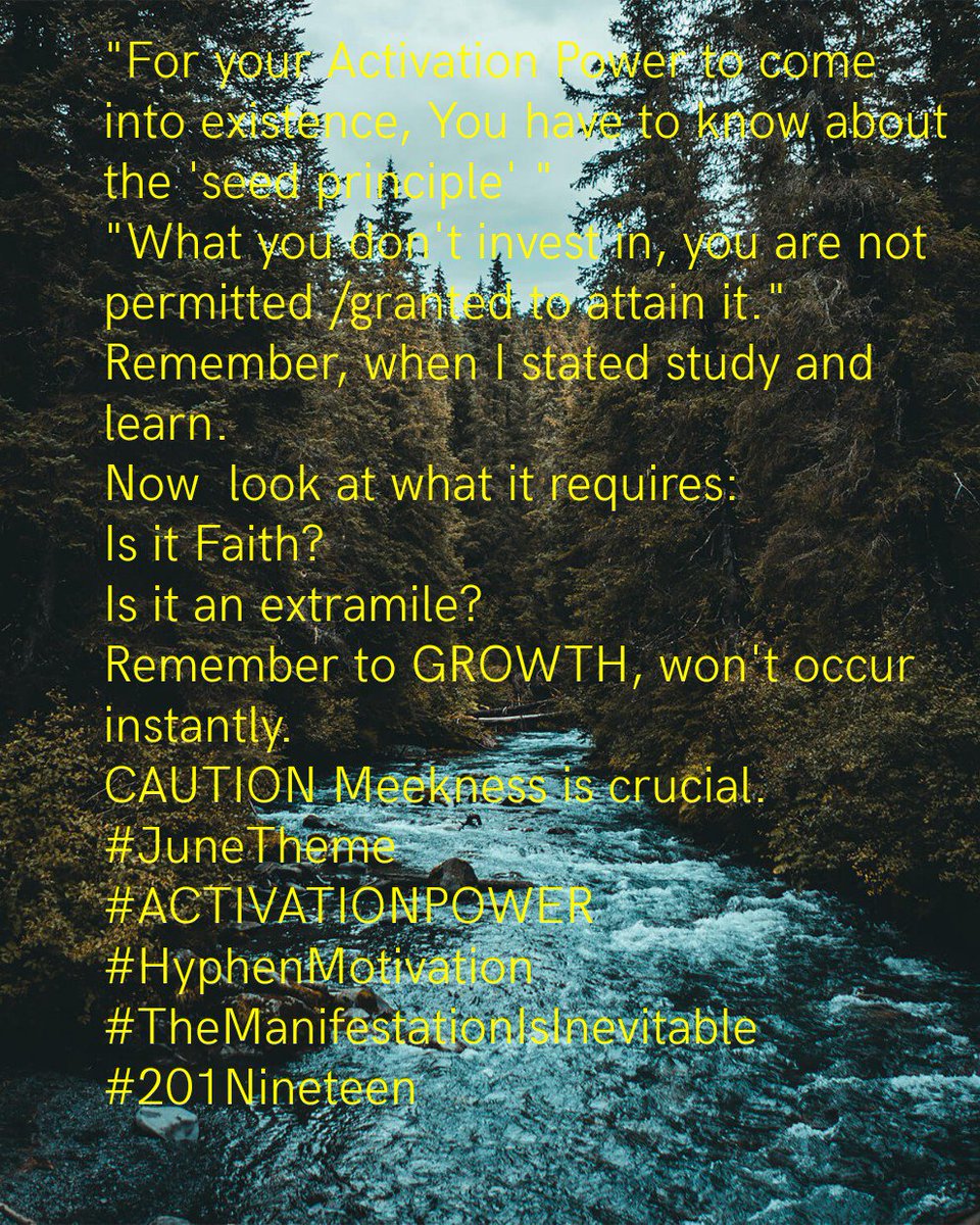 njengeorge's tweet photo. #JuneTheme
#ACTIVATIONPOWER
#HyphenMotivation
#TheManifestationIsInevitable
#201Nineteen https://t.co/gHxPZWnQOB