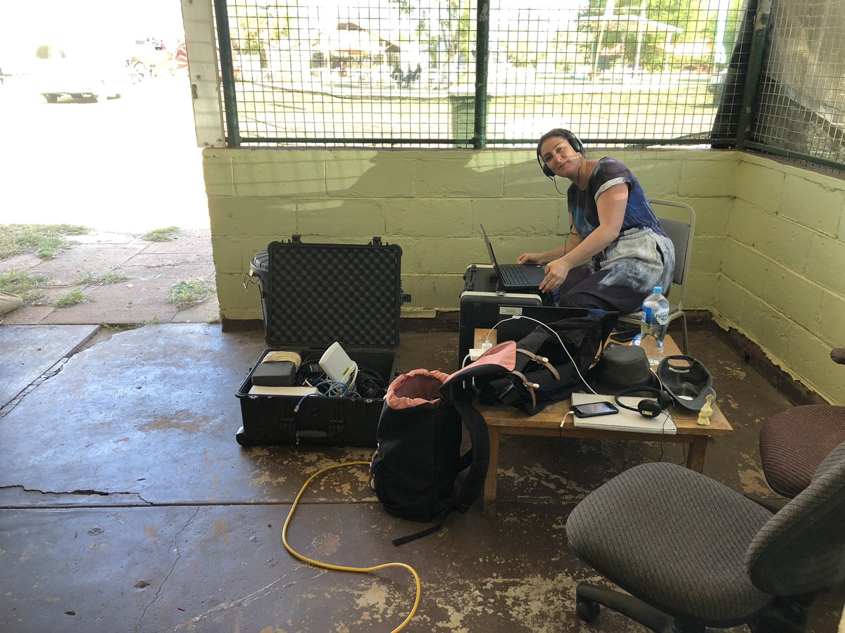 msbfitzgerald's tweet photo. Australia Wide coming to you from Barunga Festival this evening. Talking Indigenous culture, music, footy, treaty and hope for the future #Barunga #BarungaFestival.
Listen live (from 6.05pm AEST): https://t.co/Mn2dfzsGgT https://t.co/5ptbwQVz2x