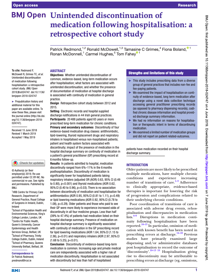 RCSI Department of General Practice tweet media
