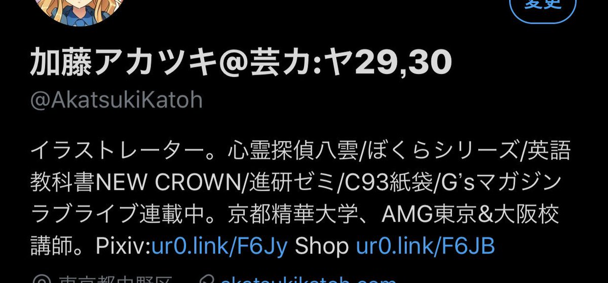 ツイッターのプロフィールが年々胡散臭くなってきてるんだけどなにか良い書き方ないかな。 