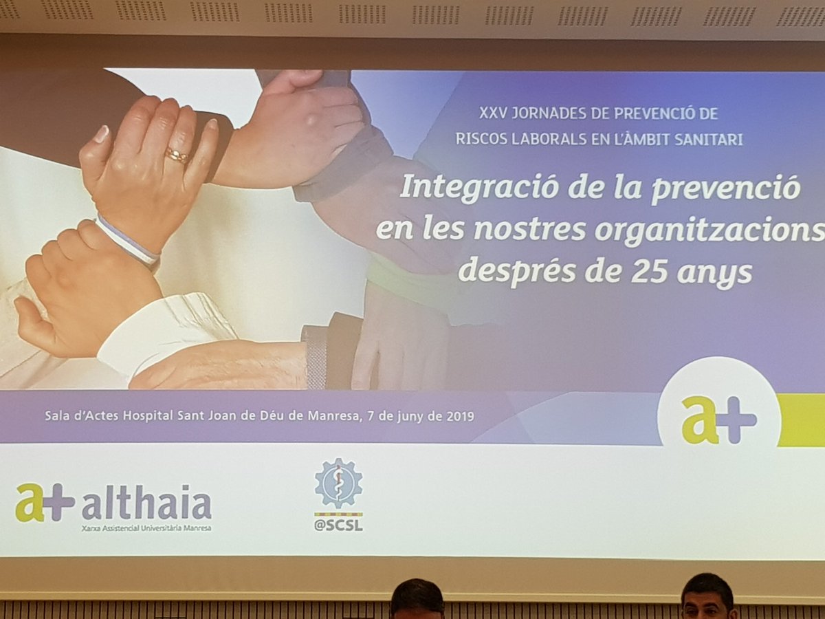 fpareja2's tweet photo. Inici XXV Jornades de prevenció de riscos laborals en el àmbit sanitari a @althaiamanresa
Integració de la prevenció en les organitzacions
@CCOOsanitat @ccoosalutlab @ccoocatalunya pendent de que així sigui
#ccooo #ofensiva https://t.co/szgMBl9crw