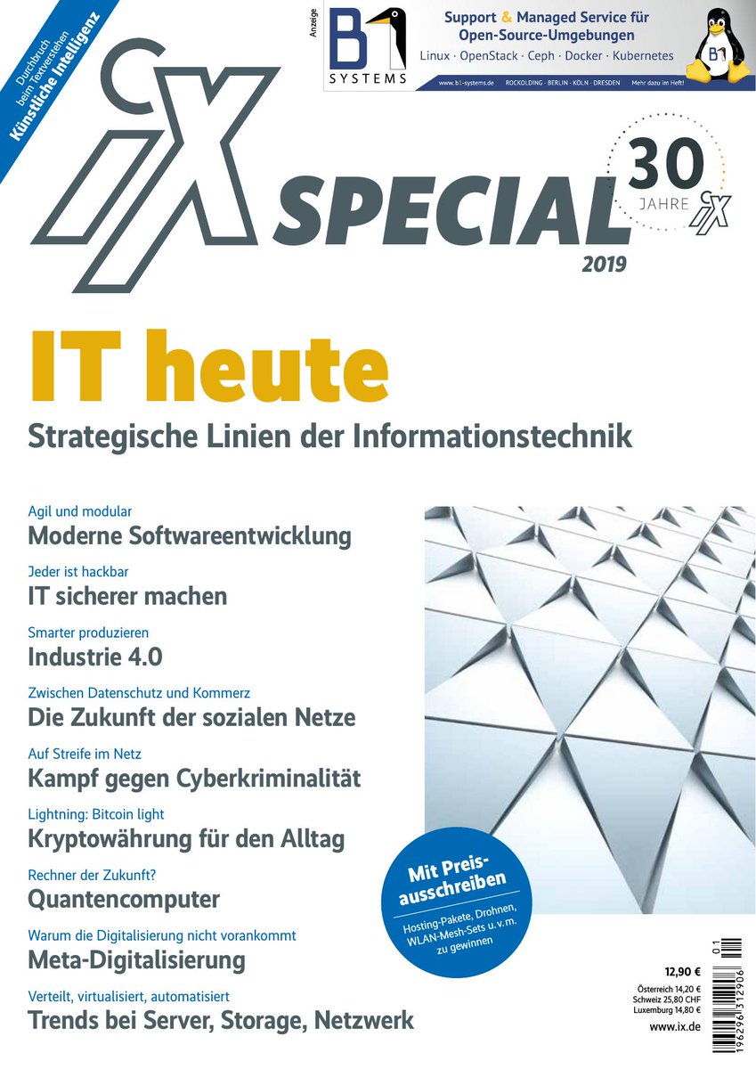 onkelkodi's tweet photo. Diese Woche ist das @iXmagazin Special „IT heute“ erschienen. Ich habe einen Artikel zum Thema „Was bedeutet #DevOps heute?“ über die ersten zehn der DevOps-Bewegung beigesteuert. 👉https://t.co/l5GXnByoYT #culture #10YearsOfDevOps https://t.co/pt3pjHIzLu