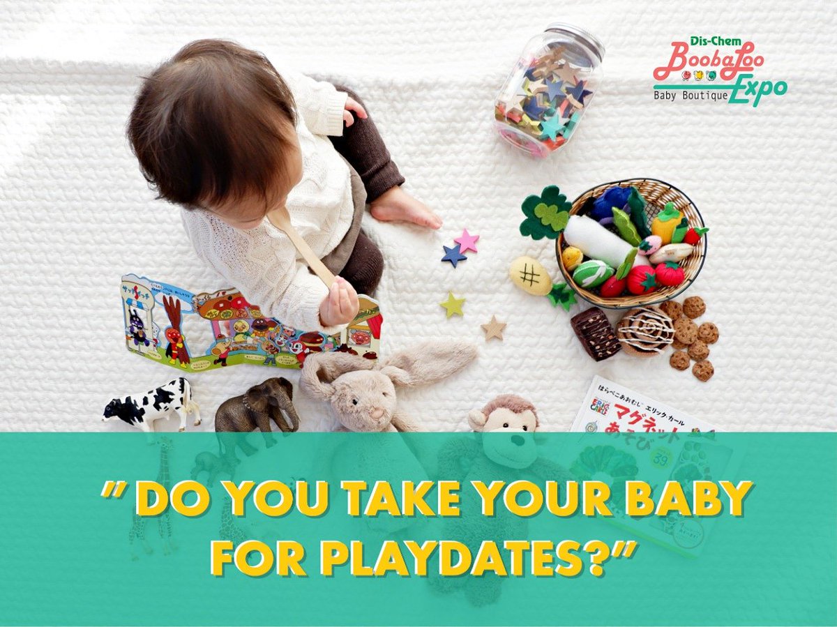 Play dates can be a lot fun for children and parents. Do you take your baby for play dates? How often do you do it? Let's hear it 💪

Happy Friday❤
boobalooexpo.co.za