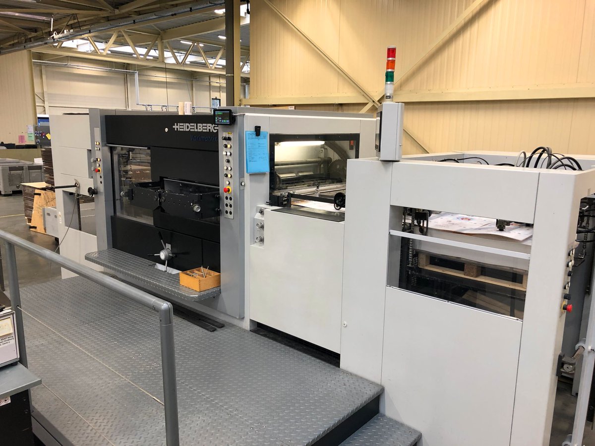 AribasPrinting's tweet photo. Heidelberg Varimatrix 105 CS sold to a printer in Germany! 🤝
It's the second Die Cutter this month going to a german printer.
#aribasprintingmachinery #usedprintingmachines #postpress #heidelberg #varimatrix #varimatrix105CS #printer #diecutter https://t.co/l9RF6YlP32