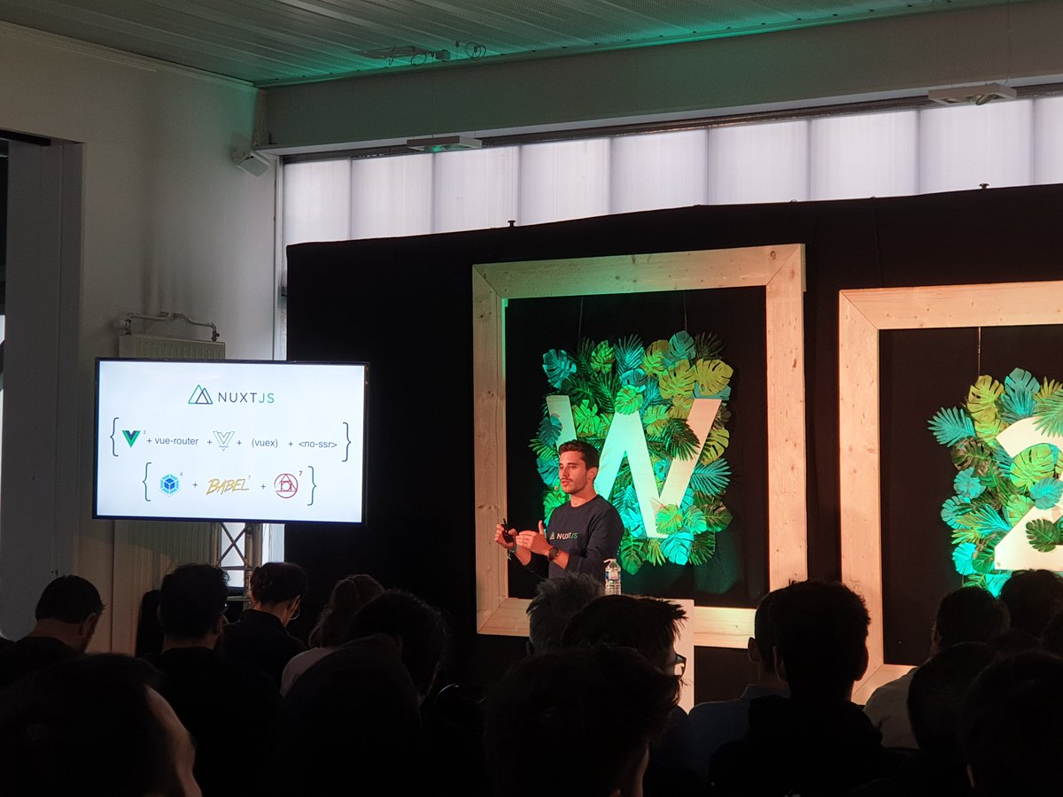 liquidIT_fr's tweet photo. Comment créer des applications universelles au #Web2Day avec @Atinux  author @nuxt_js (using it with @vue @OCTOWebF @OCTOTechnology )
(on en parlait ici : https://t.co/VejSn5dJ2k il y a quelques mois)
@web2day https://t.co/P5wZfeX6ka