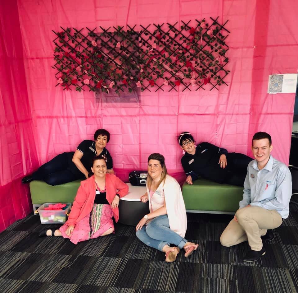 Emerald team rocking the pink for Breast Cancer Awareness 🎀 <a href="/ANZ_AU/">ANZ Australia</a> <a href="/AmandaFraser85/">Amanda fraser</a> <a href="/JillianMossman/">Jill Mossman</a> #BreastCancerAwareness