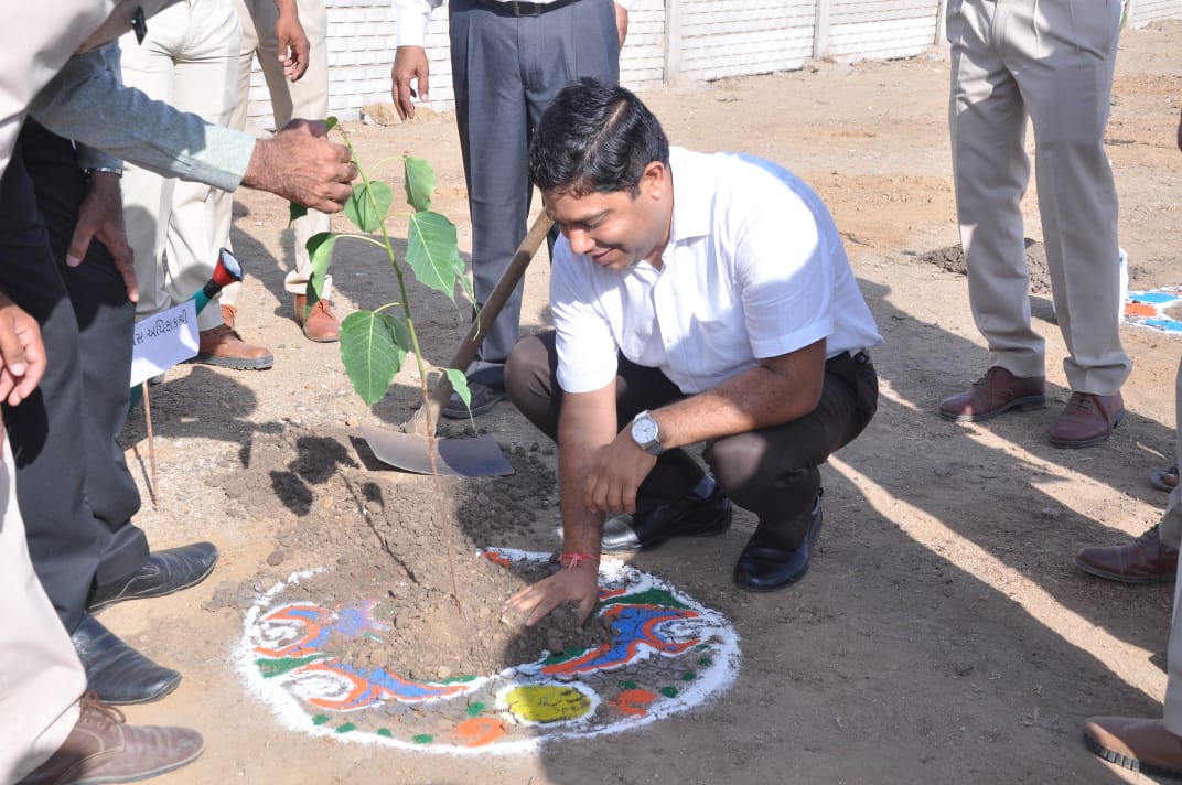 ૫ મી જુન વિશ્વ પર્યાવરણ દિવસ ઉજવાયો.
<a href="/HoffPccf/">PCCF & HoFF, Gujarat State</a> <a href="/CircleRajkot/">SOCIAL FORESTRY CIRCLE RAJKOT</a> <a href="/drrajivguptaias/">Dr Rajiv Kumar Gupta IAS (Retd)</a> <a href="/CMOGuj/">CMO Gujarat</a> 
Go Green,