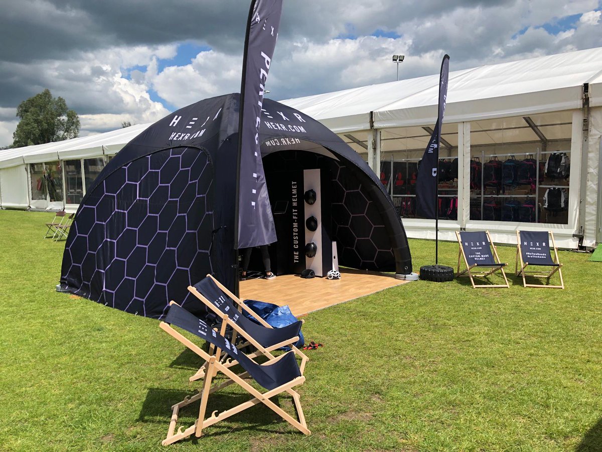 3Bdap's tweet photo. If you're doing the @IRONMANtri today make sure you say hello to @Hexohelmets at their pop up stand. 👍 https://t.co/n4Pshf1XmA