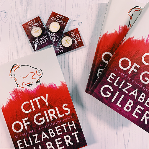 wordery's tweet photo. 💃HAPPY #FRIYAY 🕺

To celebrate the new novel 'City of Girls' by @GilbertLiz and @BloomsburyBooks we are giving away three copies and an exclusive enamel pin!

To enter:
1. follow @wordery 
2. RT this tweet
3. Comment below telling us your favourite book and why 😍 https://t.co/CyL6eS4jGH