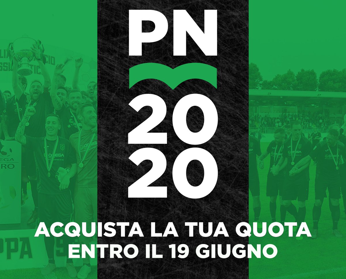 PordenoneCalcio's tweet photo. Scadenza #Pordenone2020โ, proroga al 19 giugno. Entra nel club โซ๏ธ๐
Sportello dedicato โถ๏ธ https://t.co/D7KMSkRa9v
#PN2020 #PordeB #ForzaRamarri https://t.co/c43fvZ7nra
