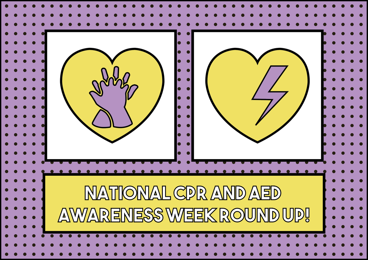 As CPR and AED Awareness Week comes to an end, find out how you can continue to raise awareness all year long: bit.ly/31hm91y