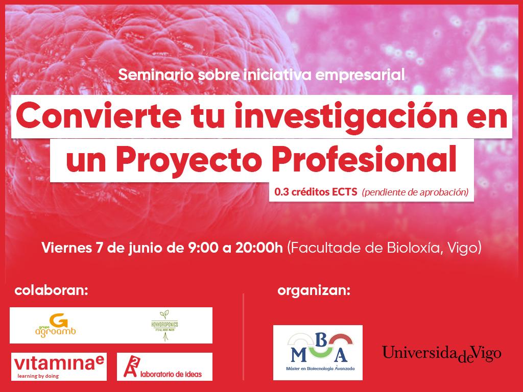 GAgroamb's tweet photo. Esta tarde a nosa compañeira Josefa de León impartirá unha conferencia no Seminario sobre iniciativa empresarial: "Converte a túa investigación nun Proxecto Empresarial", como parte do Programa de Doutoramento interuniversitario de Biotecnoloxía avanzada.🔬🔬😀 https://t.co/Tmts207trD