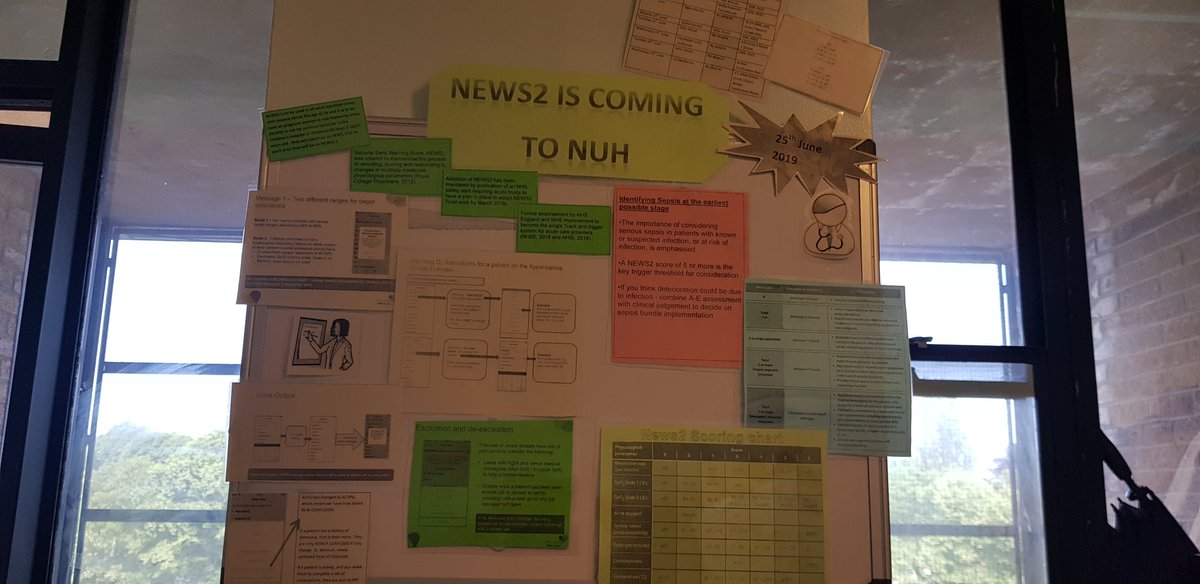 E14 are NEWS2 ready with the help of our information board in the staff room. #news2 #traininganddevelopment <a href="/JamesPovey1/">James Povey</a> <a href="/CleggAndrea/">andrea Clegg</a> <a href="/ellmcmahon/">Ellen McMahon</a>