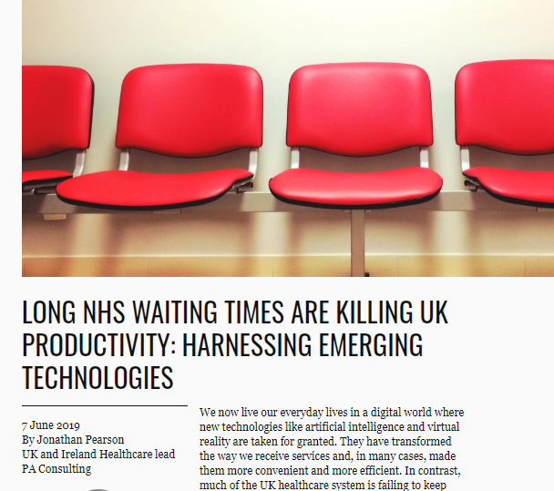 restate_thinks's tweet photo. Read the new blog from Jonathan Pearson @PA_healthcare, one of the speakers sponsor of our #reformdigitalhealth conference, on harnessing emerging #technologies in the #NHS: https://t.co/qIOzti3S6L https://t.co/03DZwBU7dI